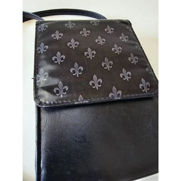 Crossbody bag Fluer de lis black - Picture 2 of 8
